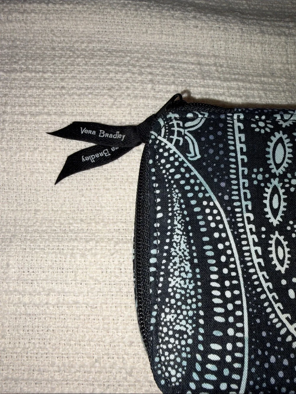 Vera Bradley Black Paisley Case